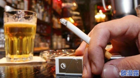 女子绝活吸烟开啤酒吹气球，网友纷纷表示这项技能太炫酷，但也有人担心健康问题