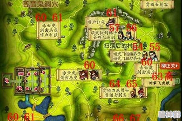 热血江湖手机版35级高效挂机地点推荐及位置详解