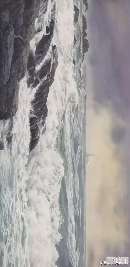 秋风中萧瑟之声涌现，洪波涌动伴草木摇曳的沙沙声响