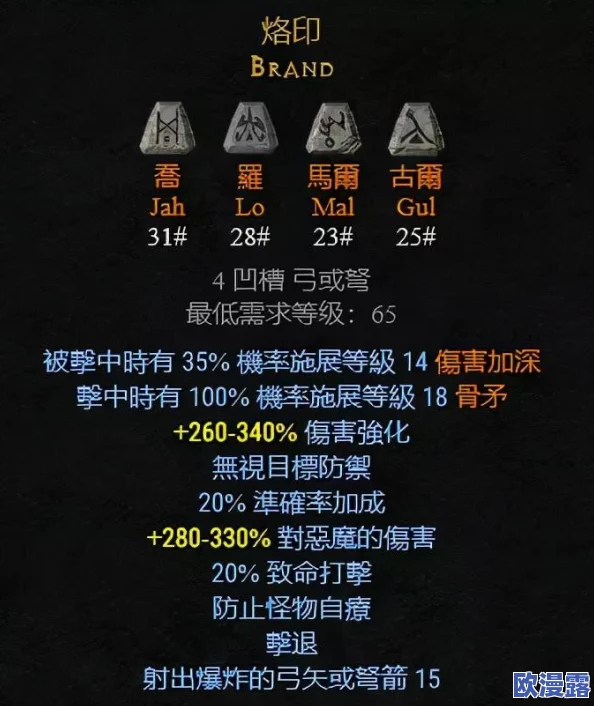 暗黑破坏神2重制版符文之语大全：详细解析每个符文组合及其在游戏中的优势和使用技巧