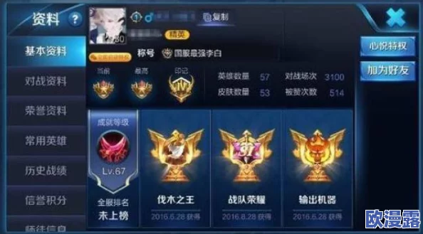 王者荣耀：顶尖李白玩家必备装备推荐与搭配攻略