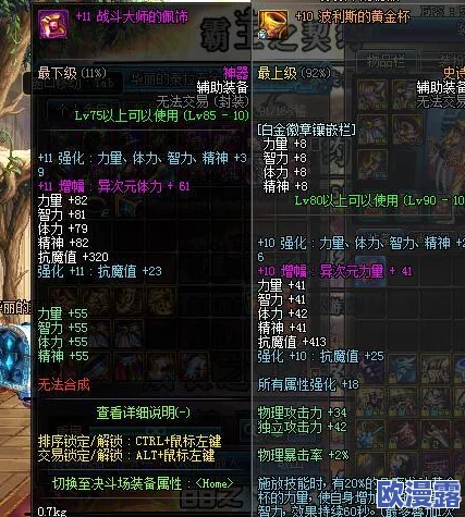 DNF游戏中提升暴击率的项链装备具体是哪个