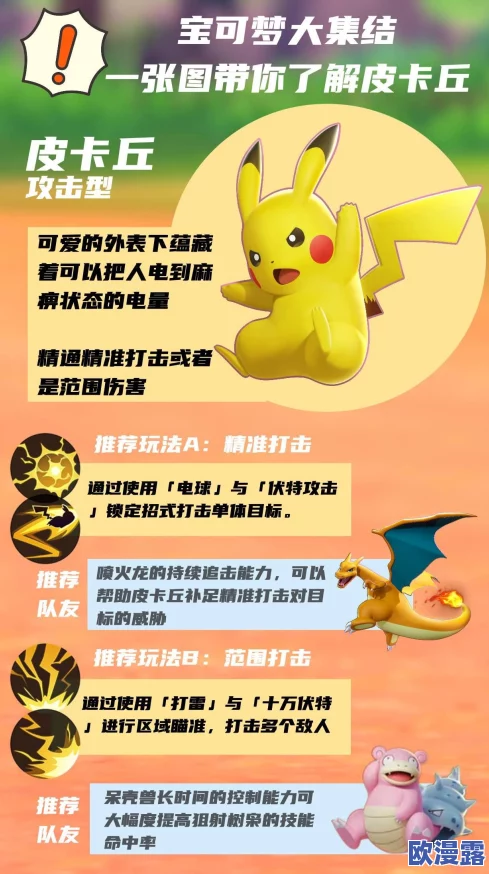 宝可梦大集结：皮卡丘全面技能解析与图鉴指南