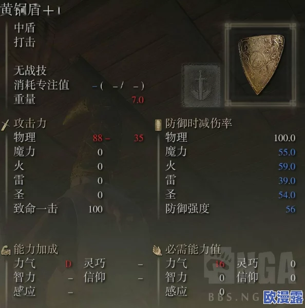 艾尔登法环中哪个盾牌的防御强度与实用性更胜一筹