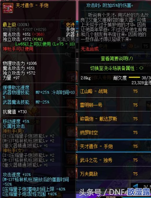 DNF游戏中不灭系列史诗武器，哪一款最适合你的角色选择？