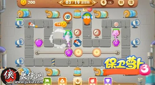 保卫萝卜3攻略：深度解析单体炮塔持续性伤害机制与运用技巧