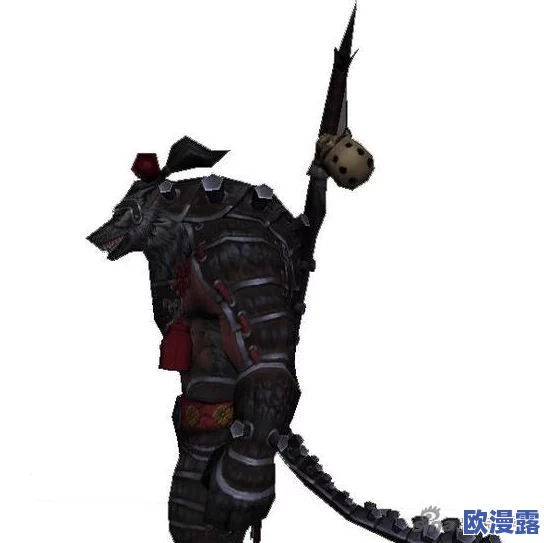 无间狱风格兽人模型三视图分享：野蛮气息全方位笼罩解析