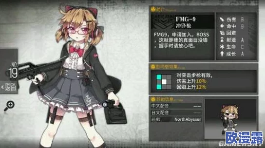 《少女前线》手游深度解析：FMG9枪械战力提升全攻略