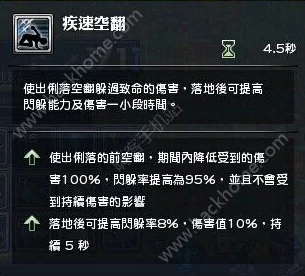 幻想神域双刀职业技能特点详解：输出、闪坦及DOT能力分析