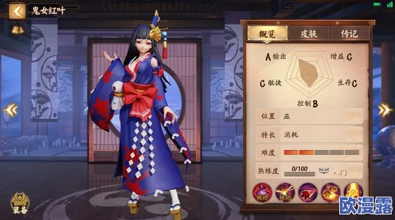 决战平安京新式神二口女全面技能介绍：揭秘其独特大招，竟然是意想不到的“对不起”效果