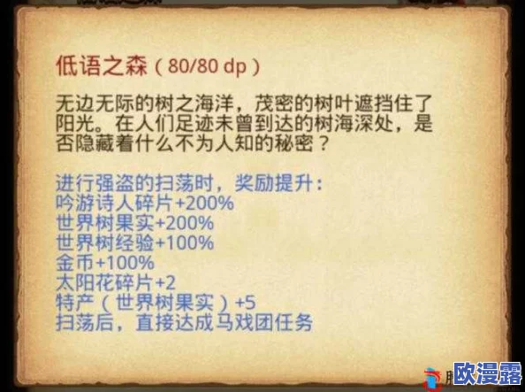 不思议迷宫低语之森异界游侠全面攻略：灵魂收益与技巧一览详解